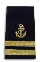 Rear Commodore anchor stripes