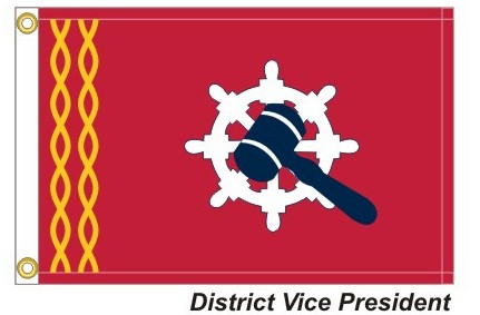  HD - District Vice President - 2 Gold Wavy