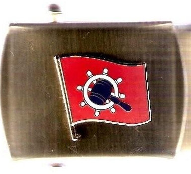Brass Belt Buckle w/Logo 